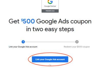Google ads credits a step by step redemption guide for new advertisers