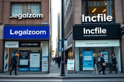 LegalZoom vs Incfile for Business Formation Services Comparison in 2025