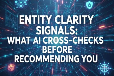 Entity Clarity Signals: What AI Cross-Checks Before Recommending You