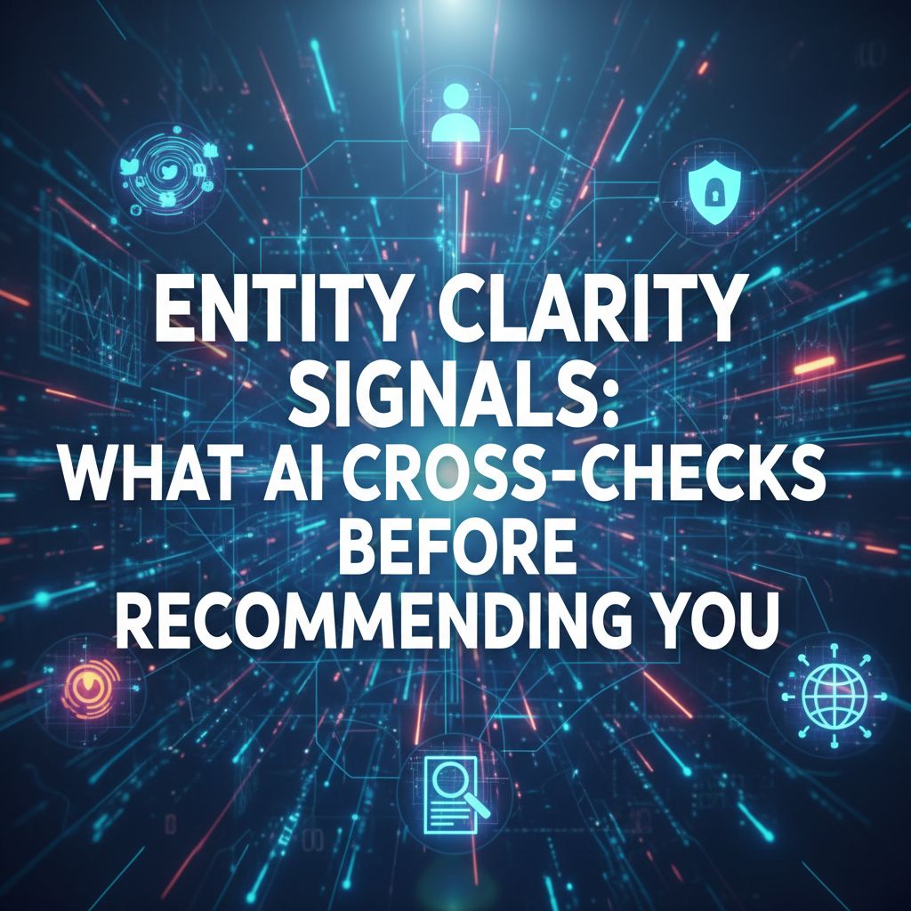 Entity Clarity Signals: What AI Cross-Checks Before Recommending You