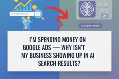 I’m Spending Money on Google Ads — Why Isn’t My Business Showing Up in AI Search Results?