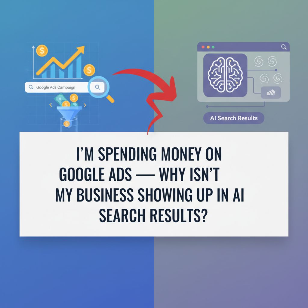I'm Spending Money on Google Ads — Why Isn't My Business Showing Up in AI Search Results