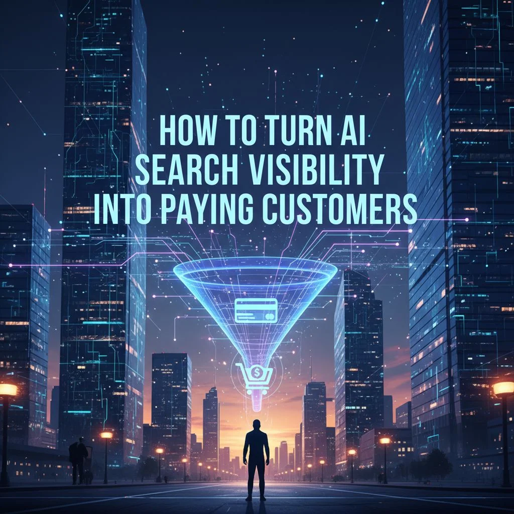 How to Turn AI Search Visibility Into Paying Customers